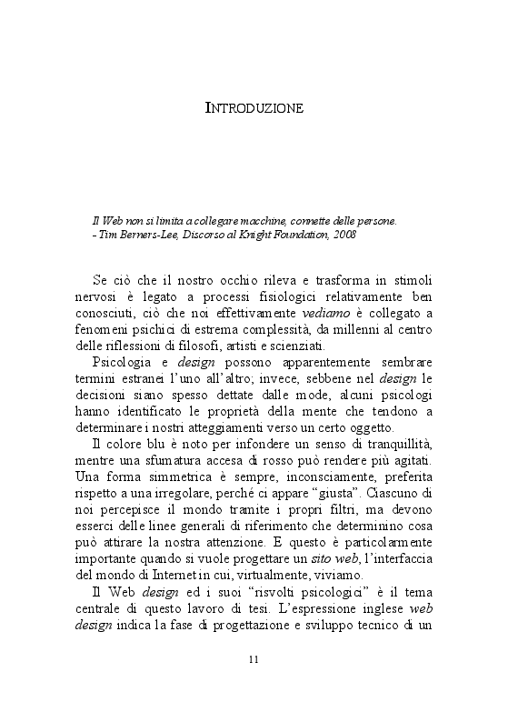 Anteprima della tesi: Il ruolo dei processi cognitivi nel Web Design, Pagina 3