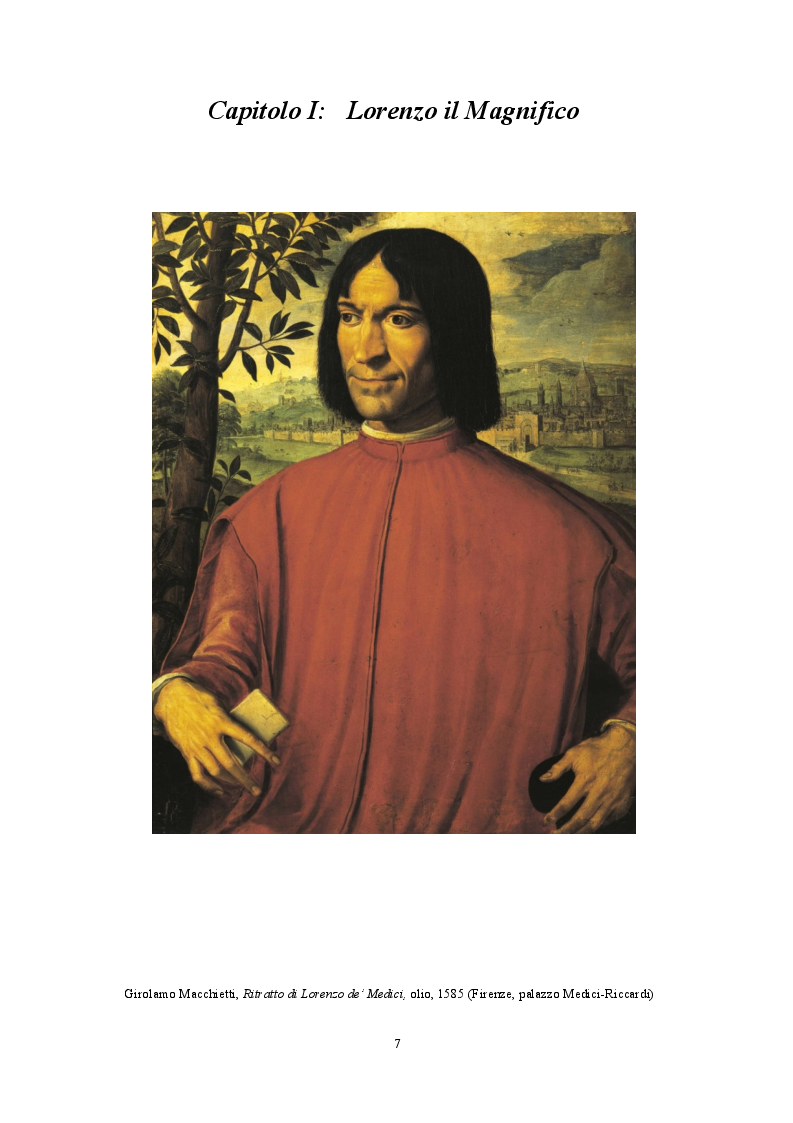 Anteprima della tesi: L'immagine di Lorenzo il Magnifico nella storiografia recente e nella cultura di massa, Pagina 4