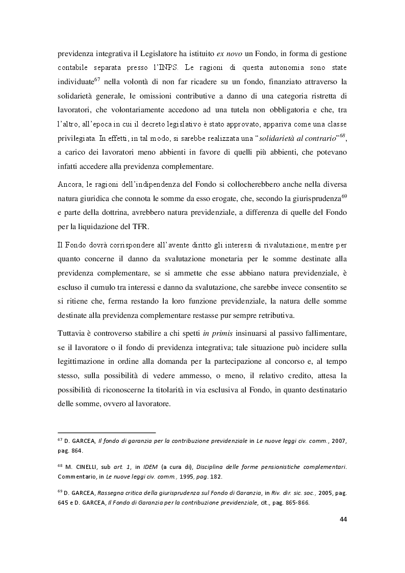 Anteprima della tesi: La particolare tutela di cui godono i crediti da lavoro subordinato nel fallimento, Pagina 3