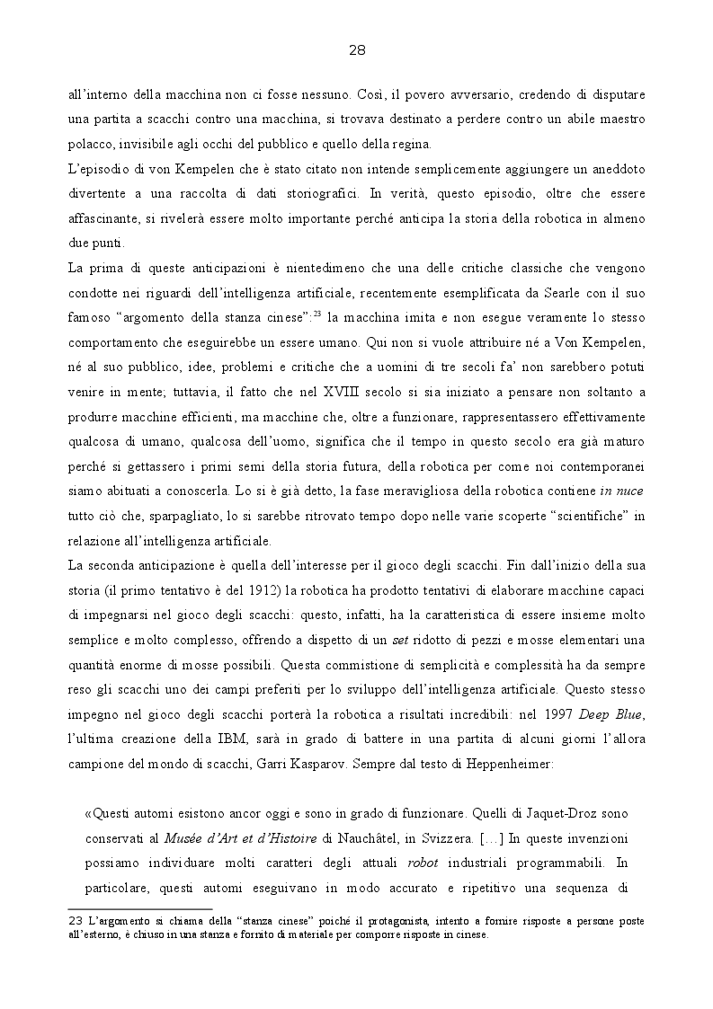 Anteprima della tesi: IA. Una critica fenomenologica al concetto di intelligenza artificiale, Pagina 12