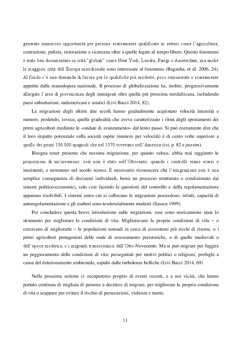 Estratto dalla tesi: Le Politiche d'asilo fra Unione Europea e Italia