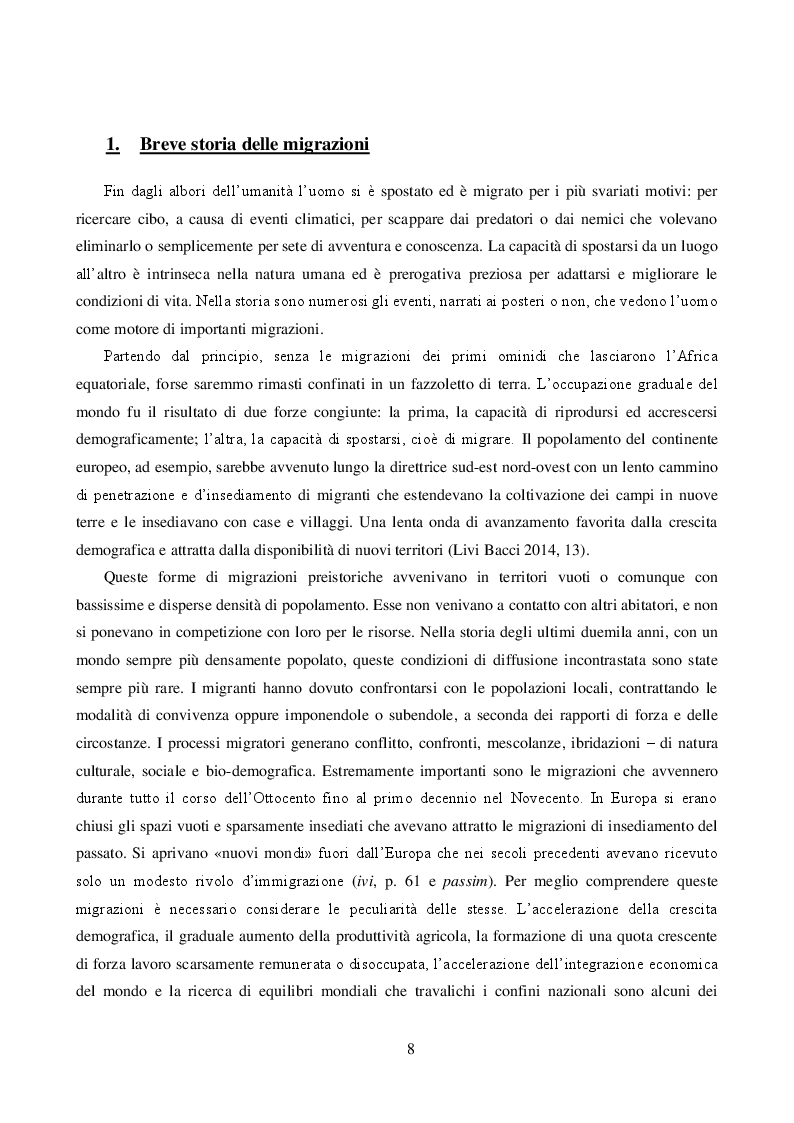 Anteprima della tesi: Le Politiche d'asilo fra Unione Europea e Italia, Pagina 9