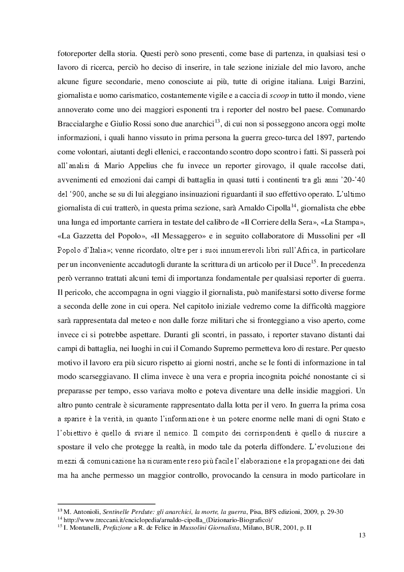 Anteprima della tesi: L'evoluzione del Reporter di guerra. Dal taccuino ai droni, Pagina 3