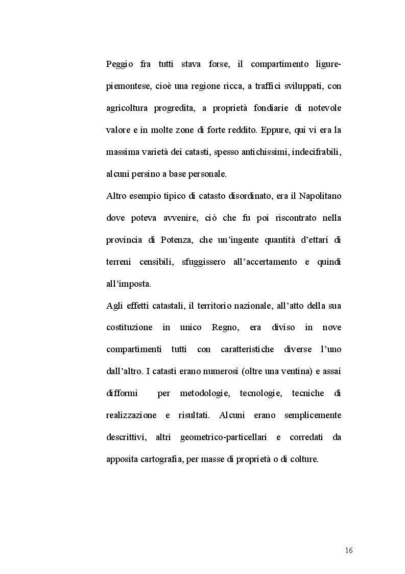 Anteprima della tesi: La legge 1 marzo 1886 n. 3682 sulla perequazione dell'imposta fondiaria e i relativi lavori parlamentari, Pagina 3