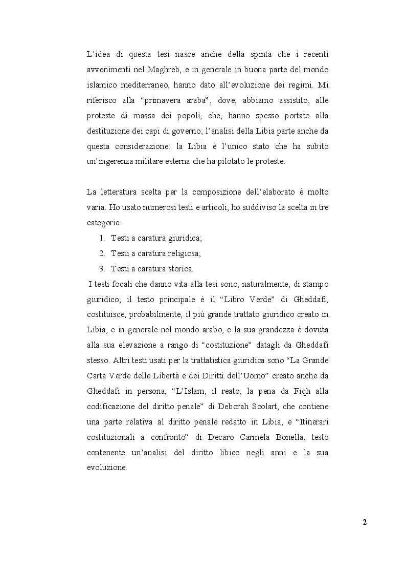 Anteprima della tesi: Libia: pendolo tra tradizione e modernità, Pagina 3