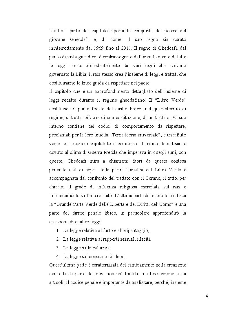 Anteprima della tesi: Libia: pendolo tra tradizione e modernità, Pagina 5