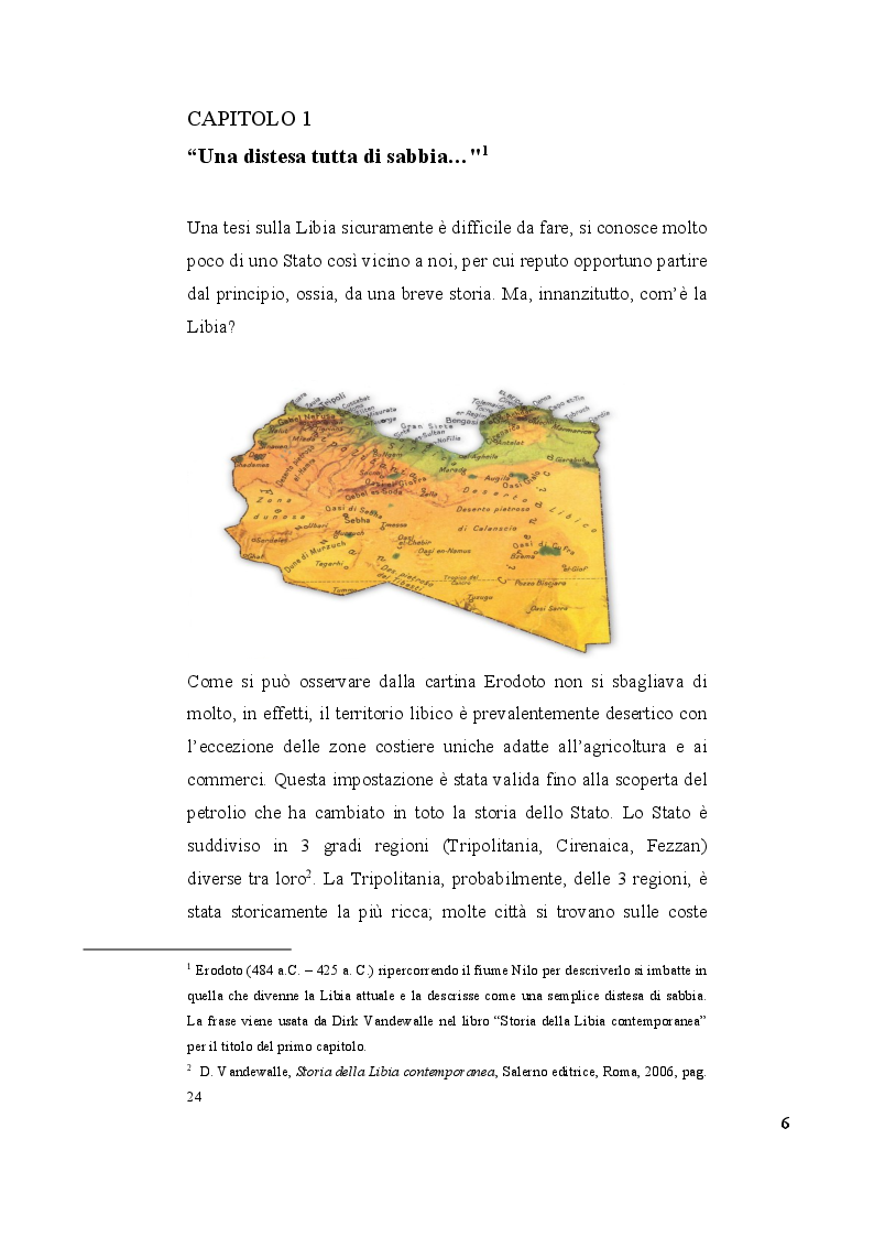 Anteprima della tesi: Libia: pendolo tra tradizione e modernità, Pagina 7