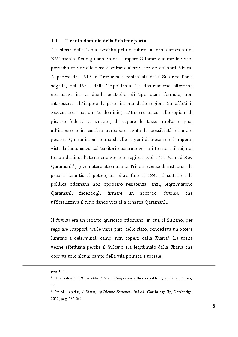 Anteprima della tesi: Libia: pendolo tra tradizione e modernità, Pagina 9