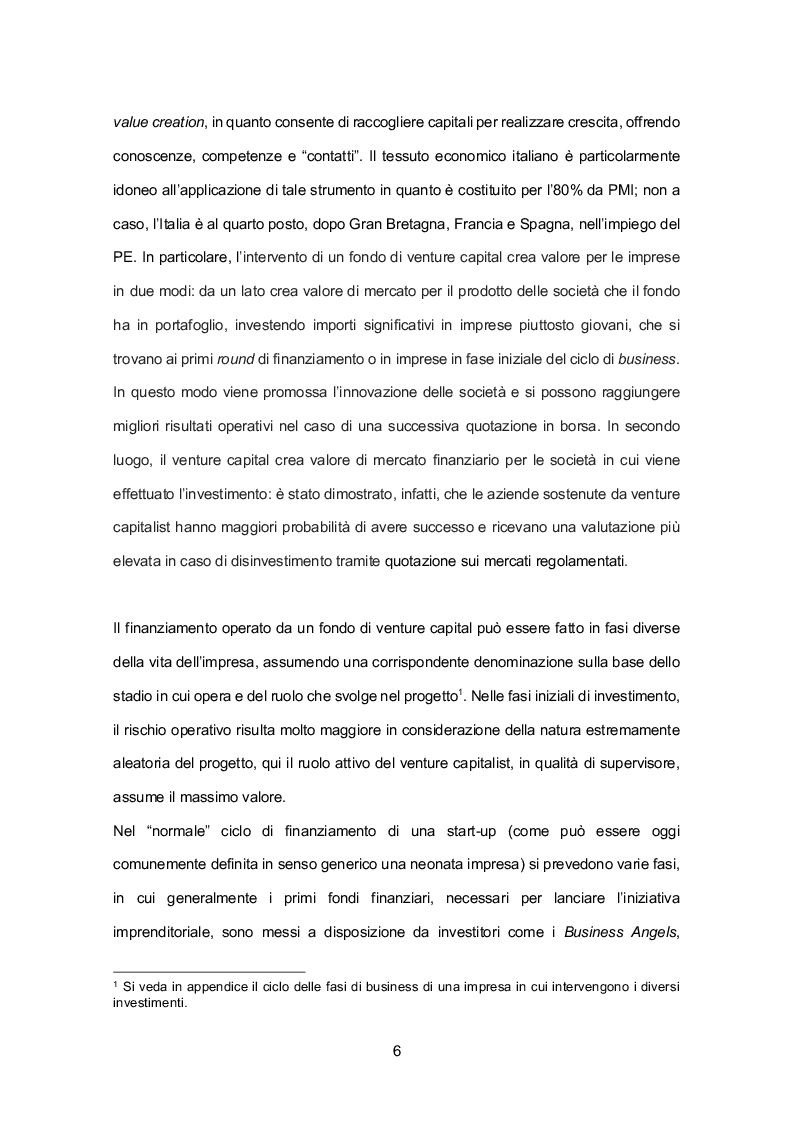 Anteprima della tesi: Profili giuridici del Venture Capital - Terms and Conditions di un contratto di investimento, Pagina 3