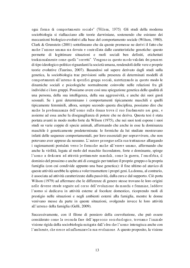 Anteprima della tesi: Nuovi Significati e Nuove Relazioni di Genere nella Famiglia e nel Lavoro, Pagina 10