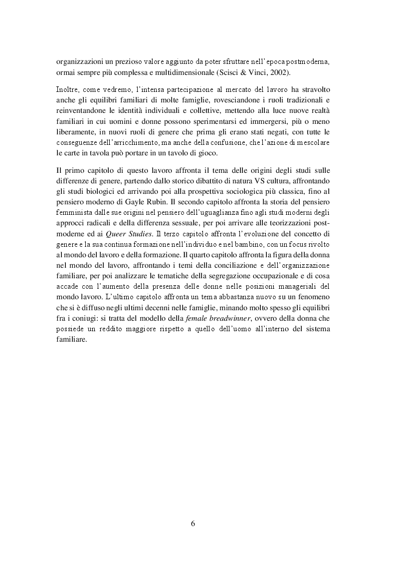 Anteprima della tesi: Nuovi Significati e Nuove Relazioni di Genere nella Famiglia e nel Lavoro, Pagina 3