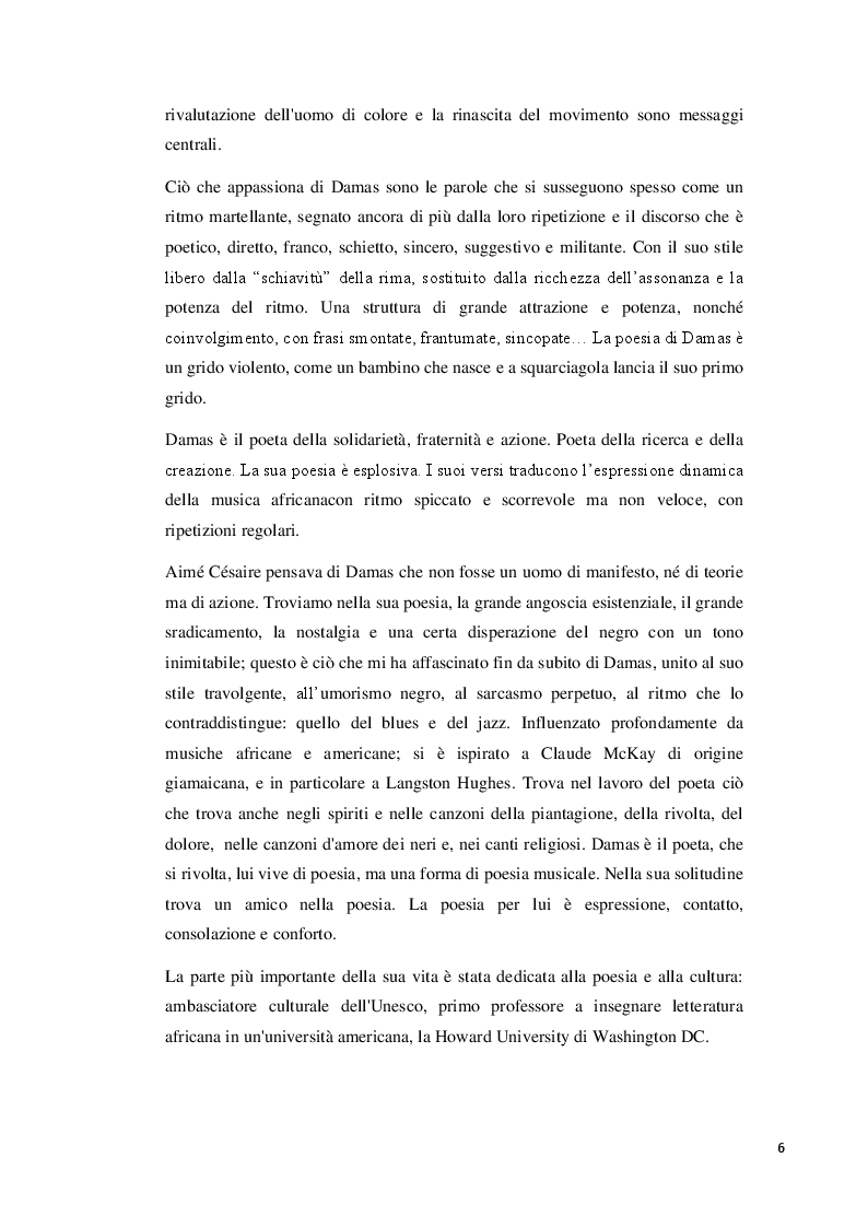 Anteprima della tesi: La Negritudine di Léon-Gontran Damas, Pagina 4
