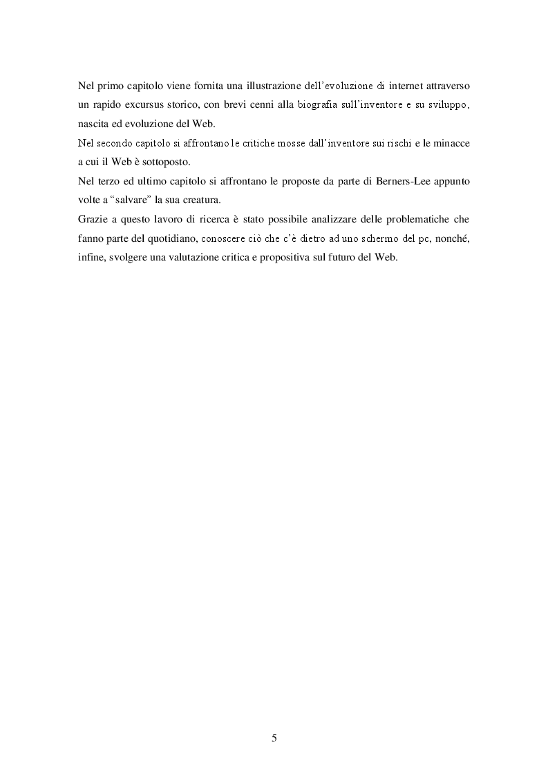 Anteprima della tesi: Tim Berners-Lee tra passato e futuro: dal World Wide Web a Solid, Pagina 3