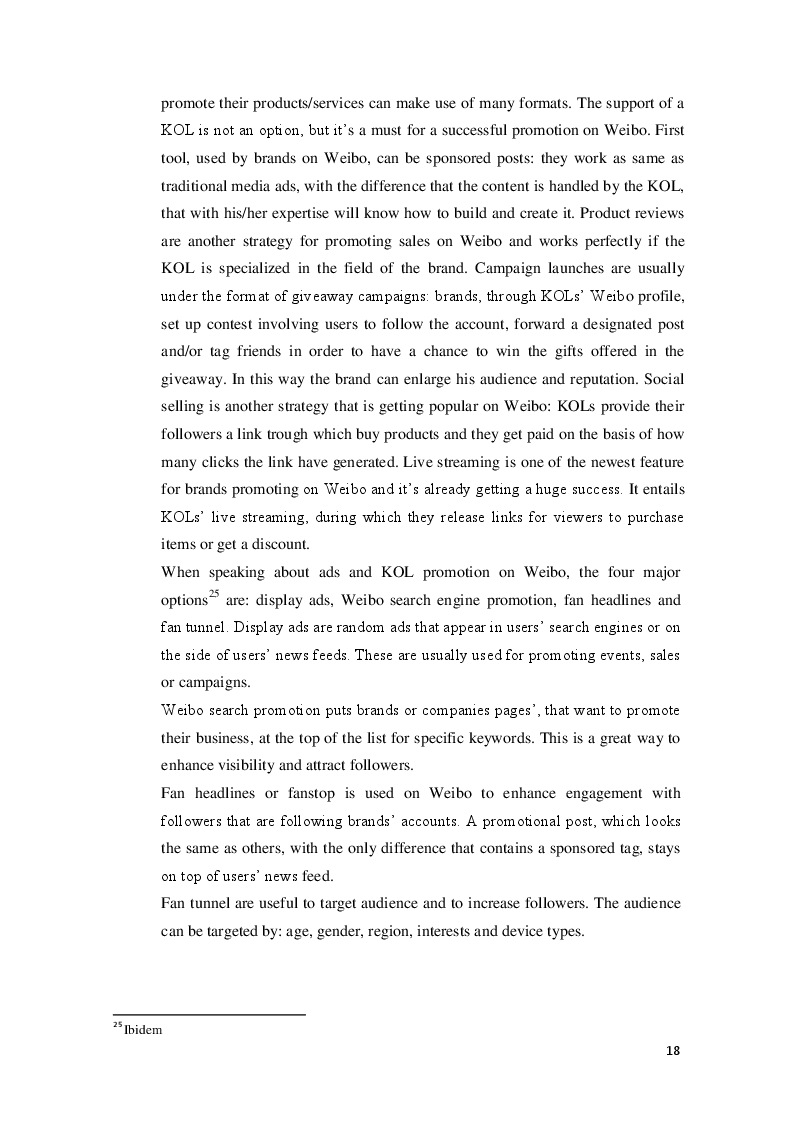 Anteprima della tesi: Chinese Social Media in Influencers’ era, Pagina 10