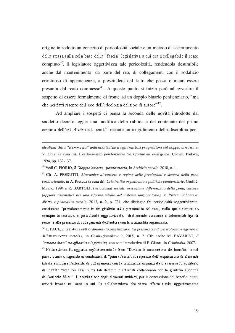 Estratto dalla tesi: La degenerazione del regime detentivo speciale in vendetta di Stato
