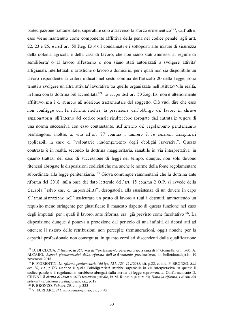 Anteprima della tesi: Il lavoro penitenziario dopo il D. Lgs. n. 124 del 2018, Pagina 11