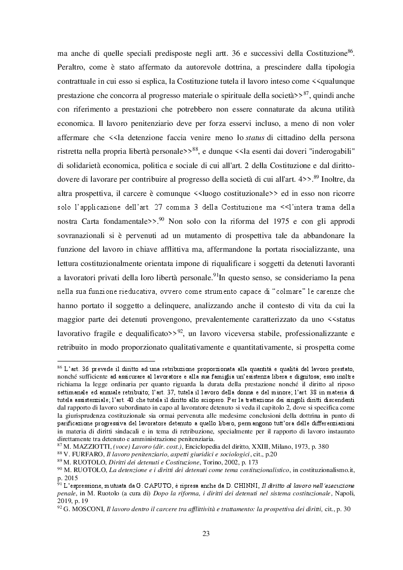Anteprima della tesi: Il lavoro penitenziario dopo il D. Lgs. n. 124 del 2018, Pagina 4
