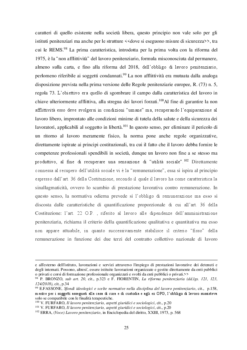 Anteprima della tesi: Il lavoro penitenziario dopo il D. Lgs. n. 124 del 2018, Pagina 6