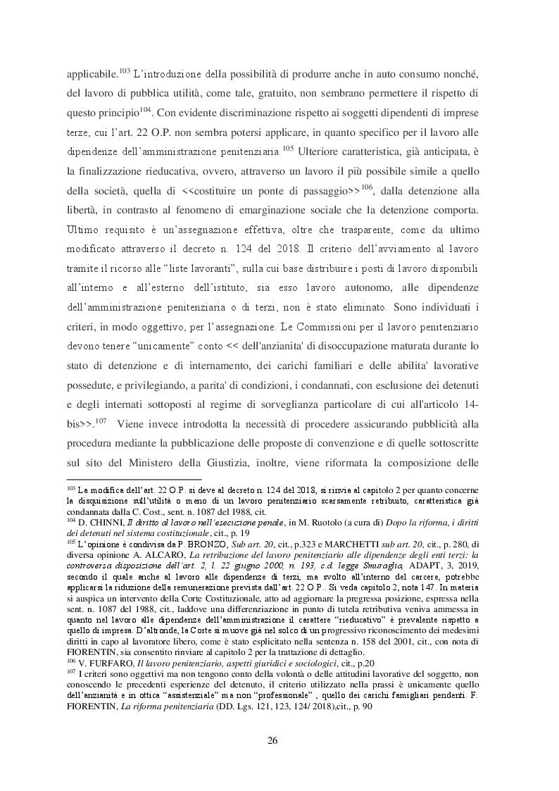 Anteprima della tesi: Il lavoro penitenziario dopo il D. Lgs. n. 124 del 2018, Pagina 7