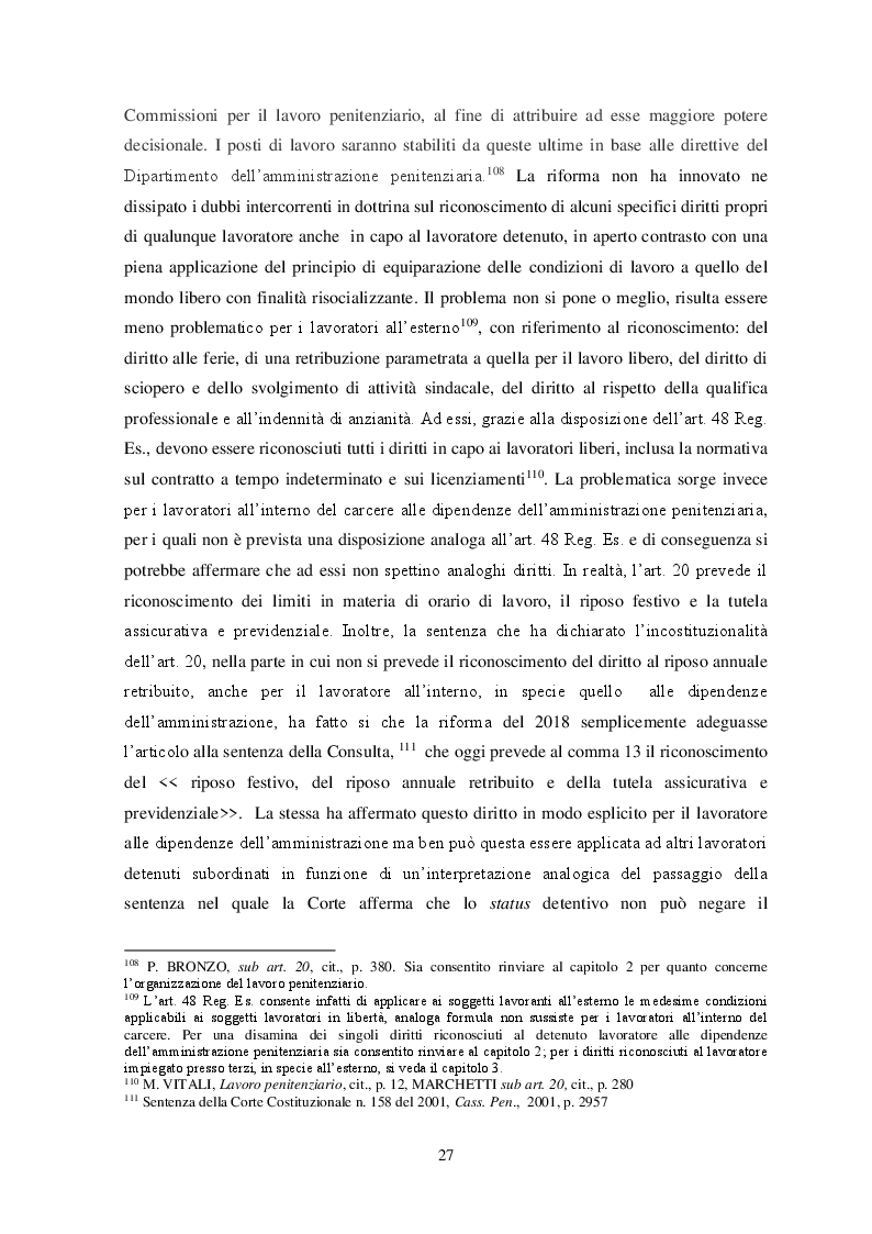 Anteprima della tesi: Il lavoro penitenziario dopo il D. Lgs. n. 124 del 2018, Pagina 8