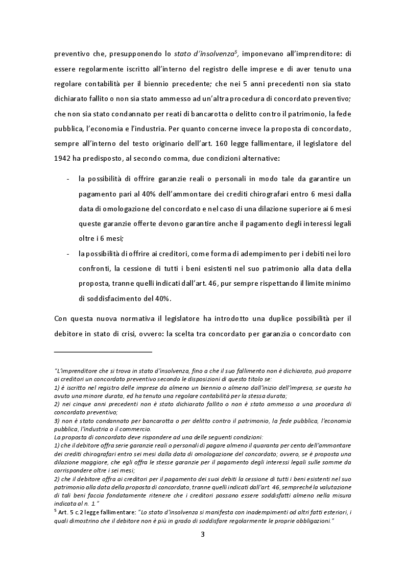 Anteprima della tesi: La responsabilità degli organi sociali nel concordato preventivo, Pagina 6