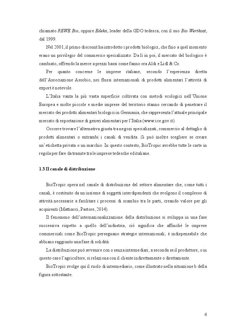 Anteprima della tesi: BioTropic GmbH e il mercato italiano: traduzione del sito aziendale nella strategia di internazionalizzazione, Pagina 4