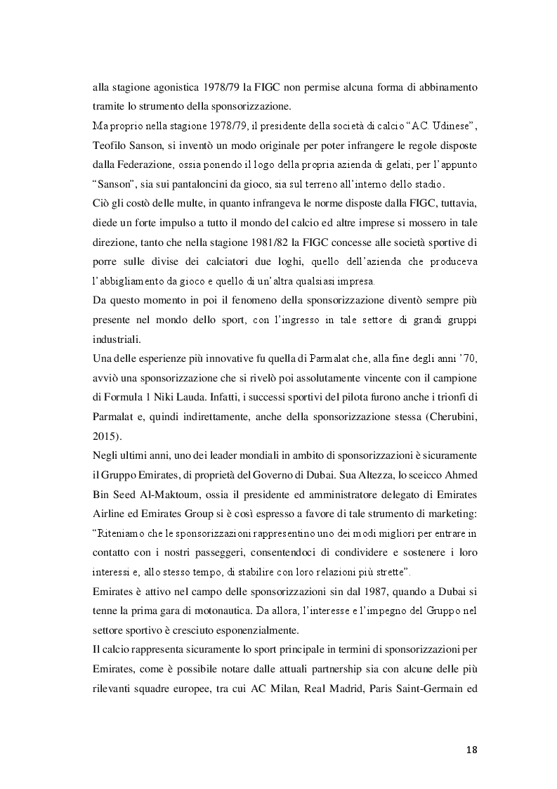 Anteprima della tesi: La sponsorizzazione sportiva quale strumento di marketing nell'era del digitale, Pagina 12