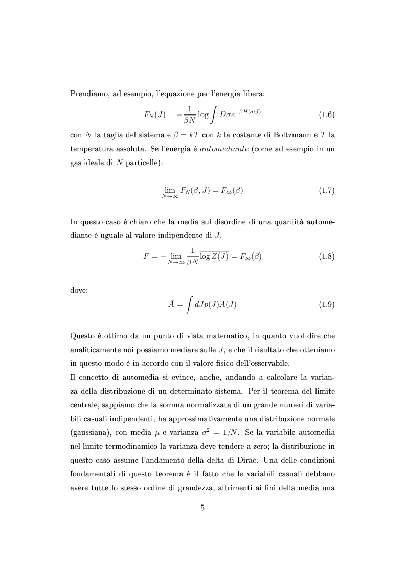 Anteprima della tesi: Distribuzione di probabilità nei vetri di spin vicino alla linea De Almeida Thouless, Pagina 8
