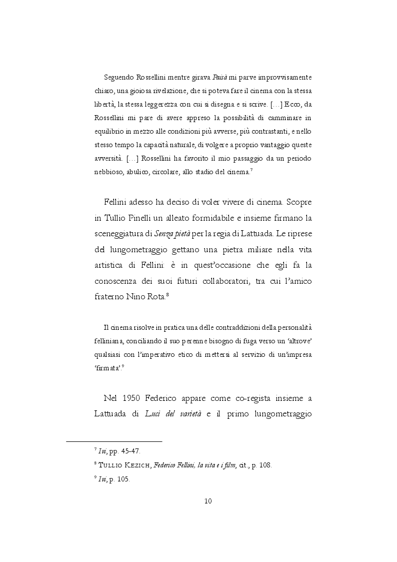 Anteprima della tesi: Il linguaggio musicale nel cinema. Due casi: ''8 1/2'' di Fellini e ''Nine'' di Marshall, Pagina 7