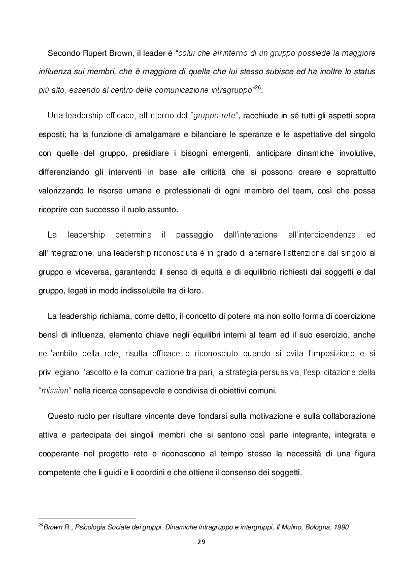 Anteprima della tesi: Dinamiche relazionali e processi comunicativi nei gruppi di aggregazione con particolare riferimento ai business network e alle reti imprenditoriali, Pagina 8