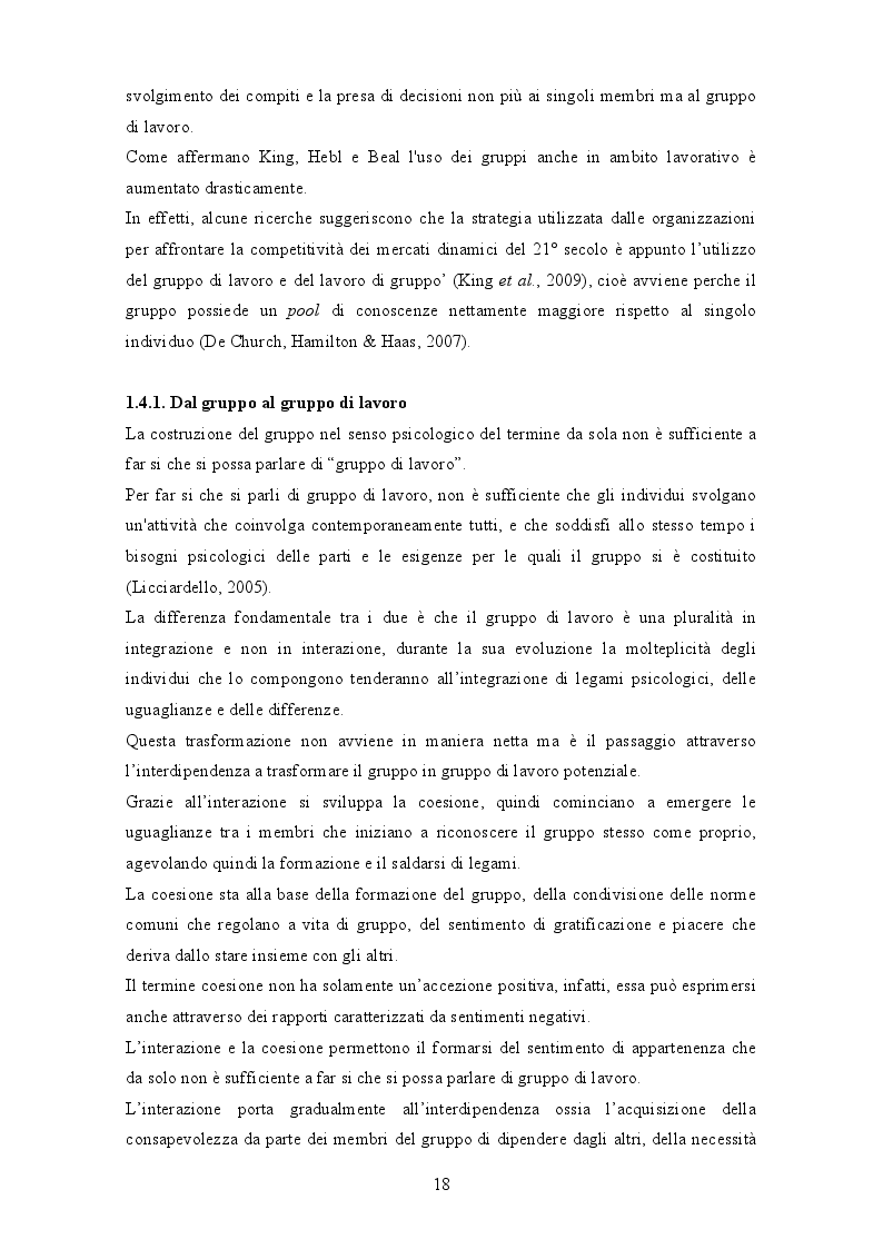 Anteprima della tesi: Conflitto e cooperazione intra-gruppo e inter-gruppi: una rassegna della letteratura, Pagina 3