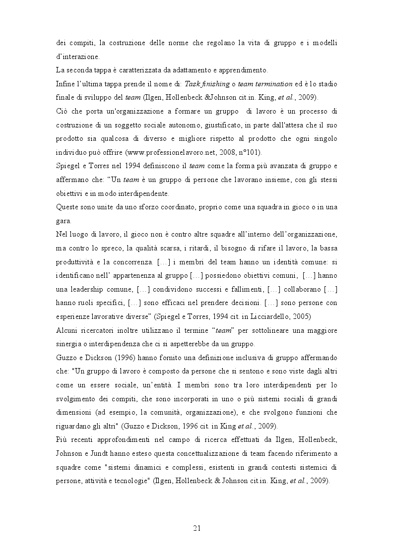 Anteprima della tesi: Conflitto e cooperazione intra-gruppo e inter-gruppi: una rassegna della letteratura, Pagina 6