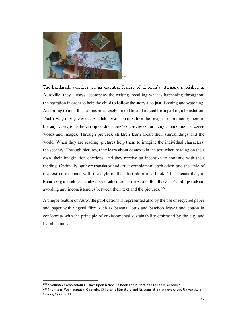 Anteprima della tesi: Auroville the city of Humana unity. Translating children's literature in a context of a multicultural community, Pagina 13