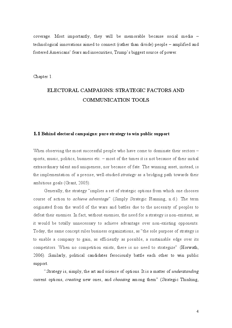 Anteprima della tesi: The medium made the Man: Did Donald Trump’s use of social networks influence American voters in US election 2016?, Pagina 3