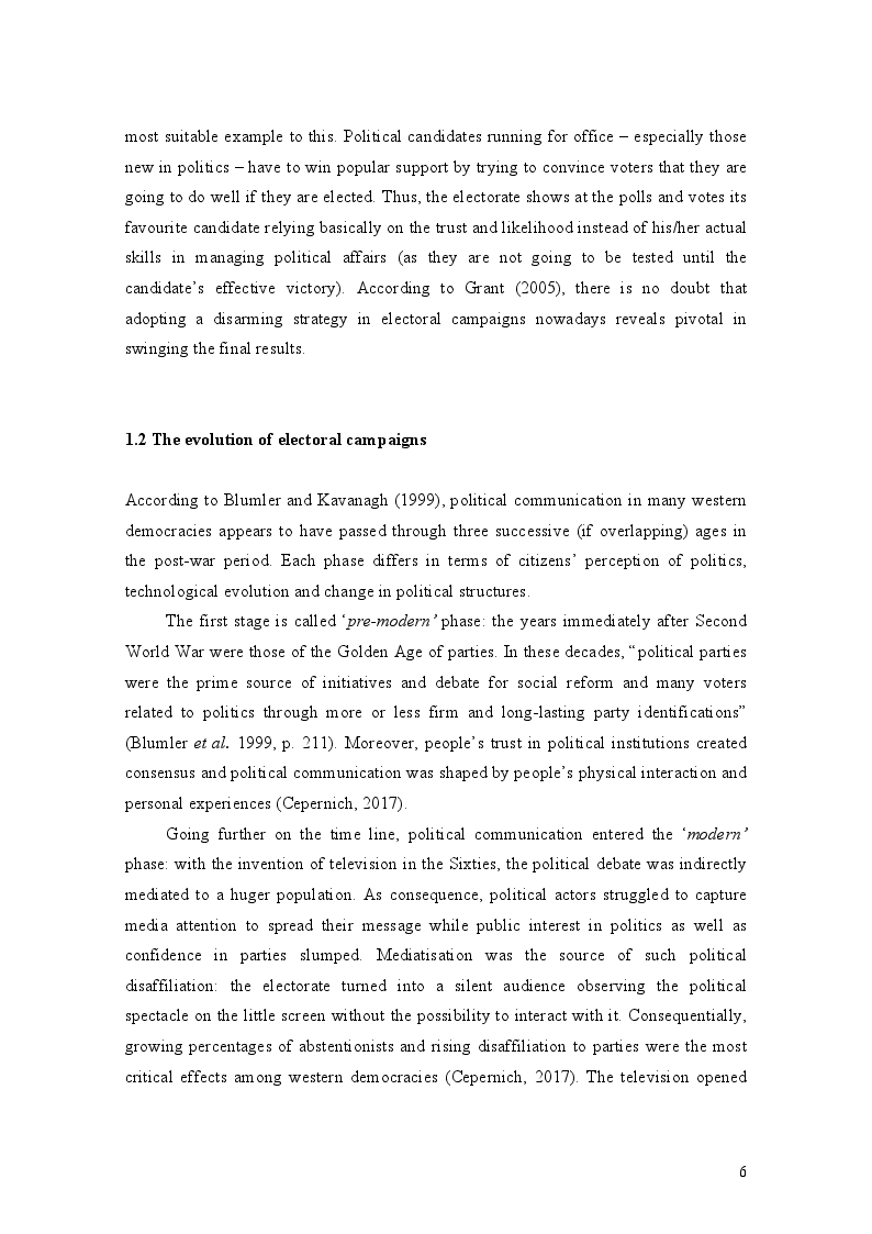 Anteprima della tesi: The medium made the Man: Did Donald Trump’s use of social networks influence American voters in US election 2016?, Pagina 5