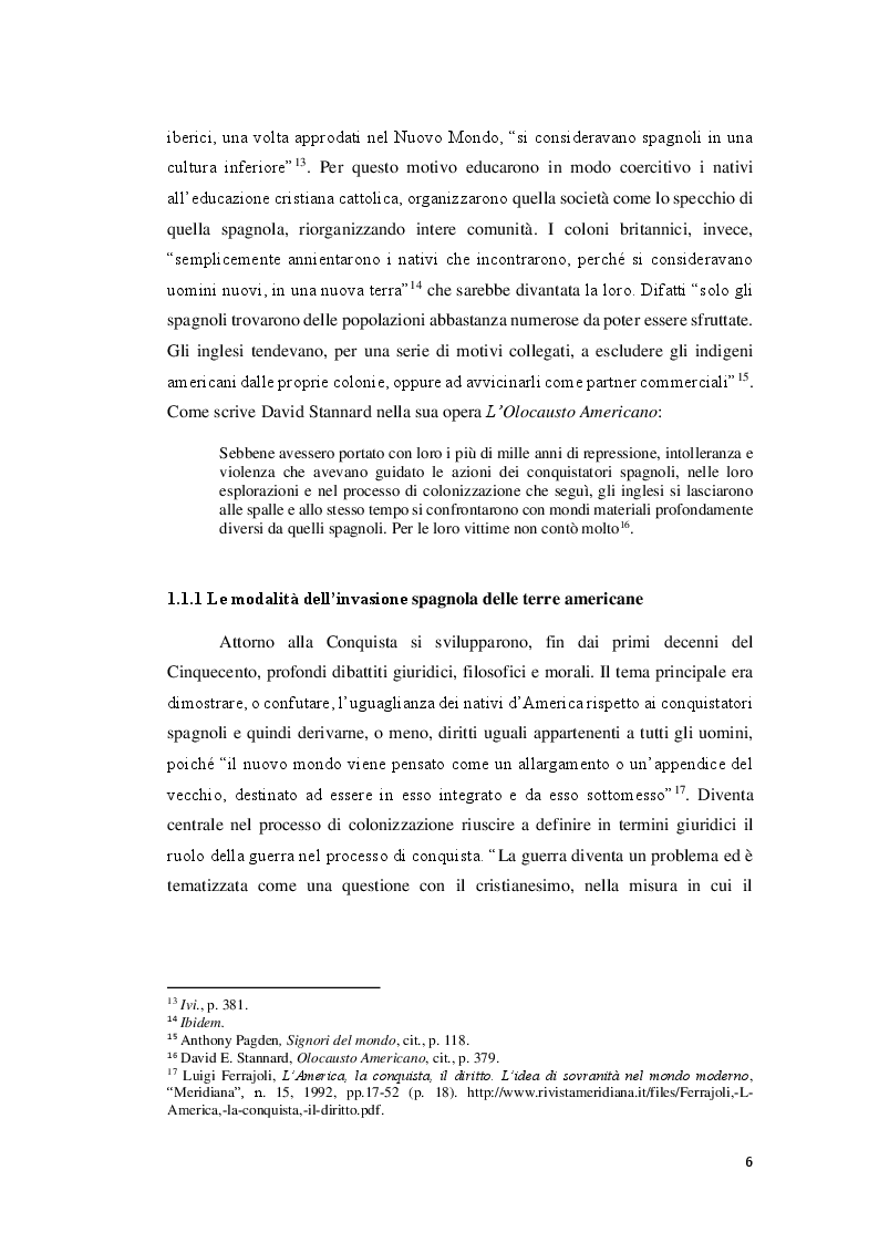 Anteprima della tesi: I Principi di legittimazione dell'espropriazione delle terre dei nativi americani negli Stati Uniti d'America dell'Ottocento., Pagina 7
