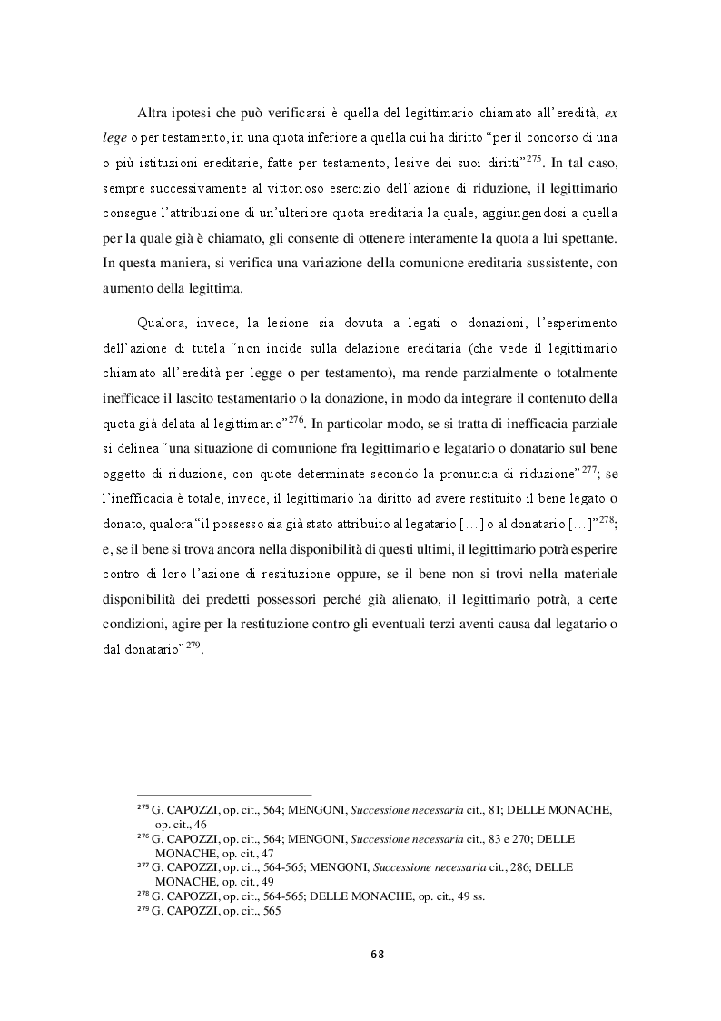 Anteprima della tesi: La successione necessaria tra diritto sostanziale e tutela processuale, Pagina 4