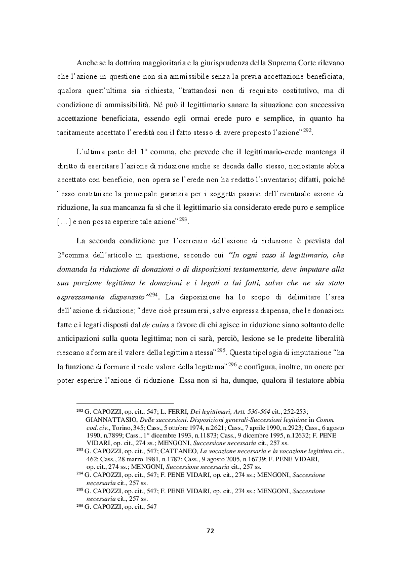 Anteprima della tesi: La successione necessaria tra diritto sostanziale e tutela processuale, Pagina 8