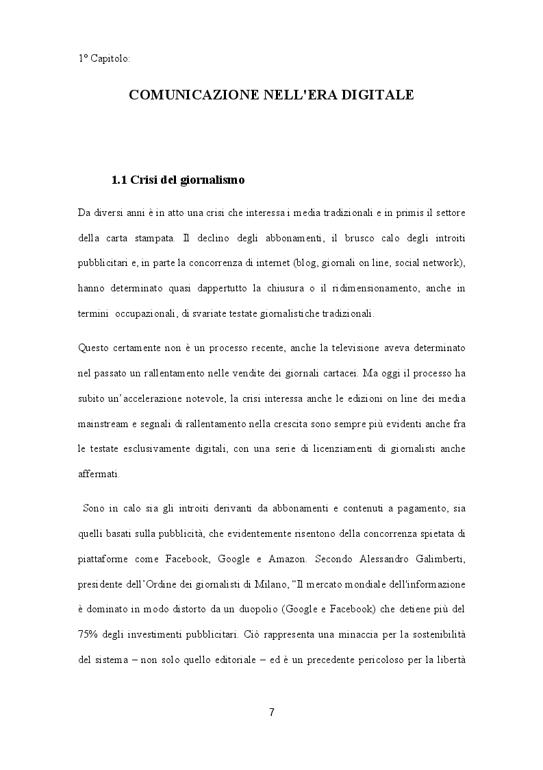 Anteprima della tesi: Il ruolo “educativo” dei social network e gli insegnamenti del giornalismo partecipativo, Pagina 6