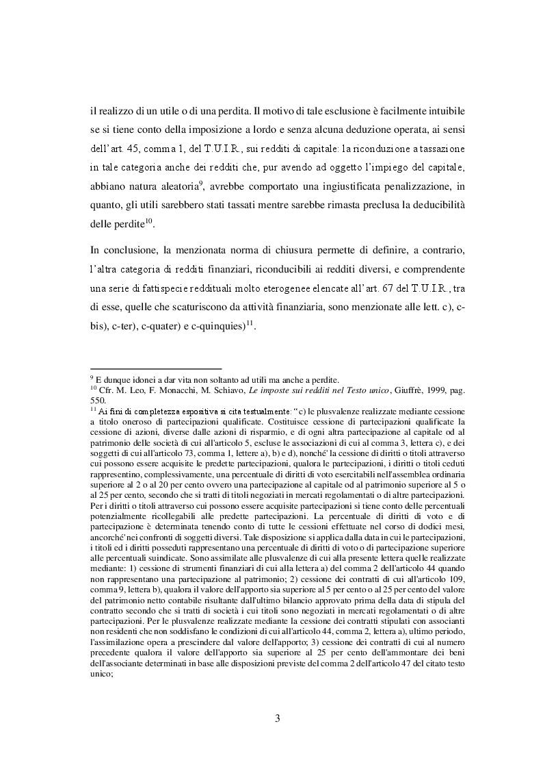 Anteprima della tesi: L'imposizione delle rendite finanziarie nell'ambito della normativa eurounitaria, Pagina 8