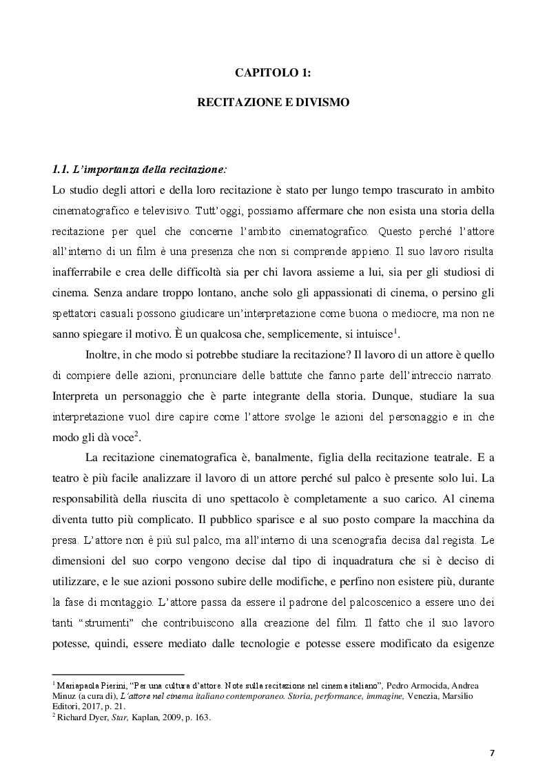 Anteprima della tesi: Attorialità e divismo nell'Italia contemporanea: il caso di Pierfrancesco Favino, Pagina 5
