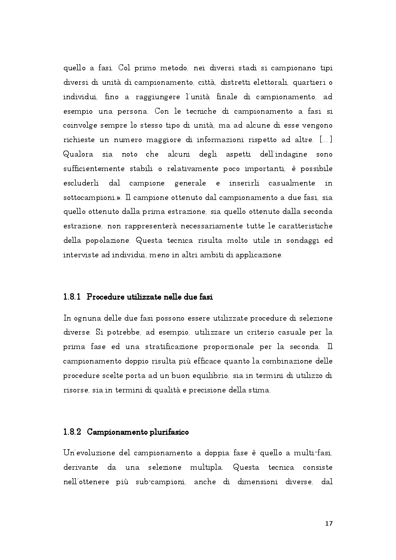 Anteprima della tesi: Il ruolo dei metodi di campionamento nelle analisi statistiche, Pagina 6