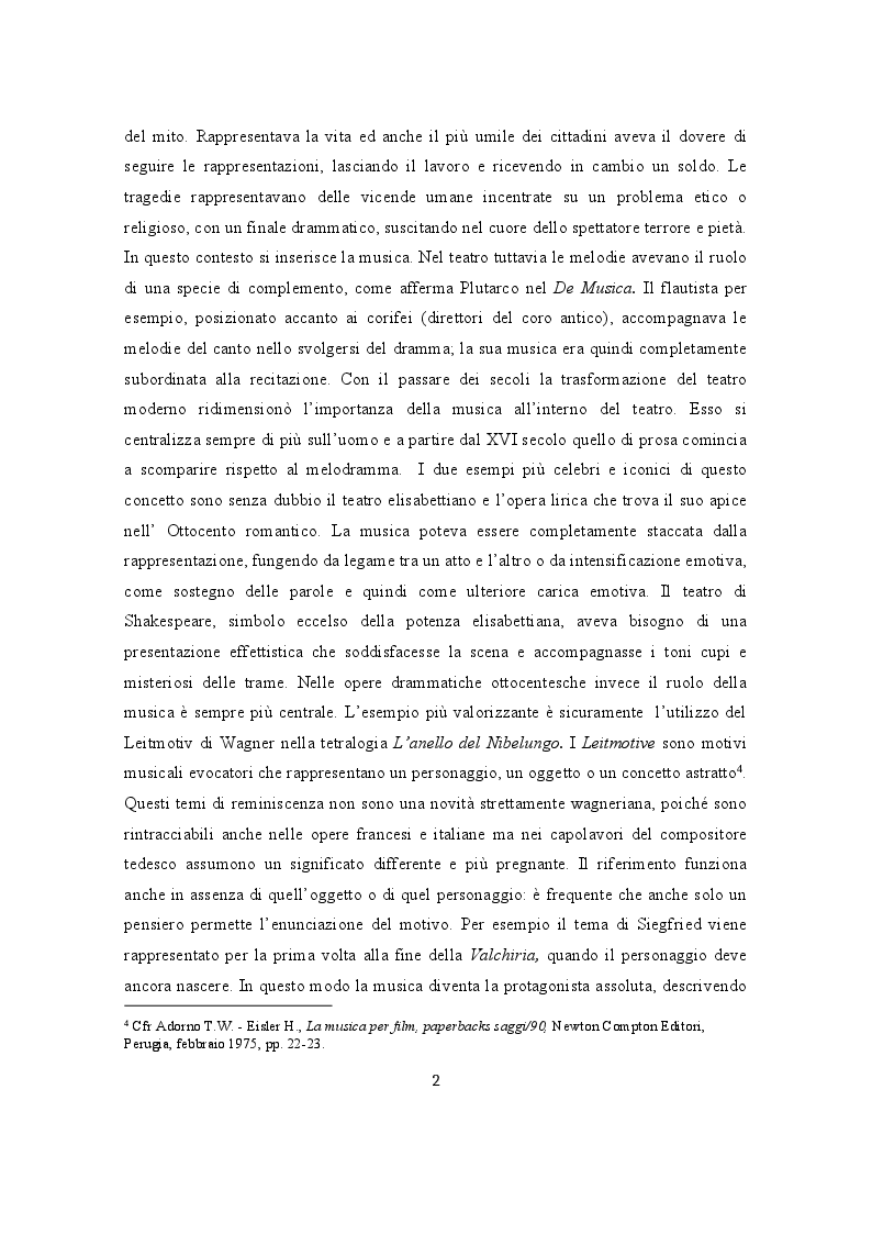 Anteprima della tesi: Potenzialità della colonna sonora – Come la musica può accompagnare la vita di un adolescente, Pagina 3