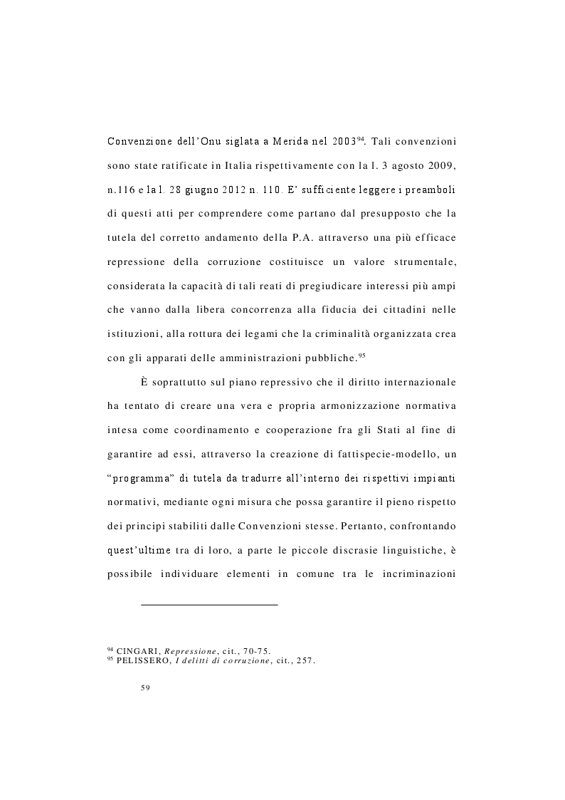 Anteprima della tesi: I delitti di corruzione nell'ordinamento italiano, Pagina 8