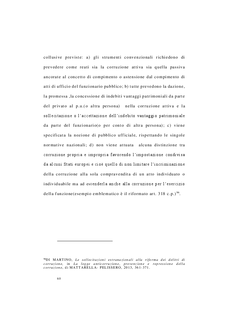 Anteprima della tesi: I delitti di corruzione nell'ordinamento italiano, Pagina 9