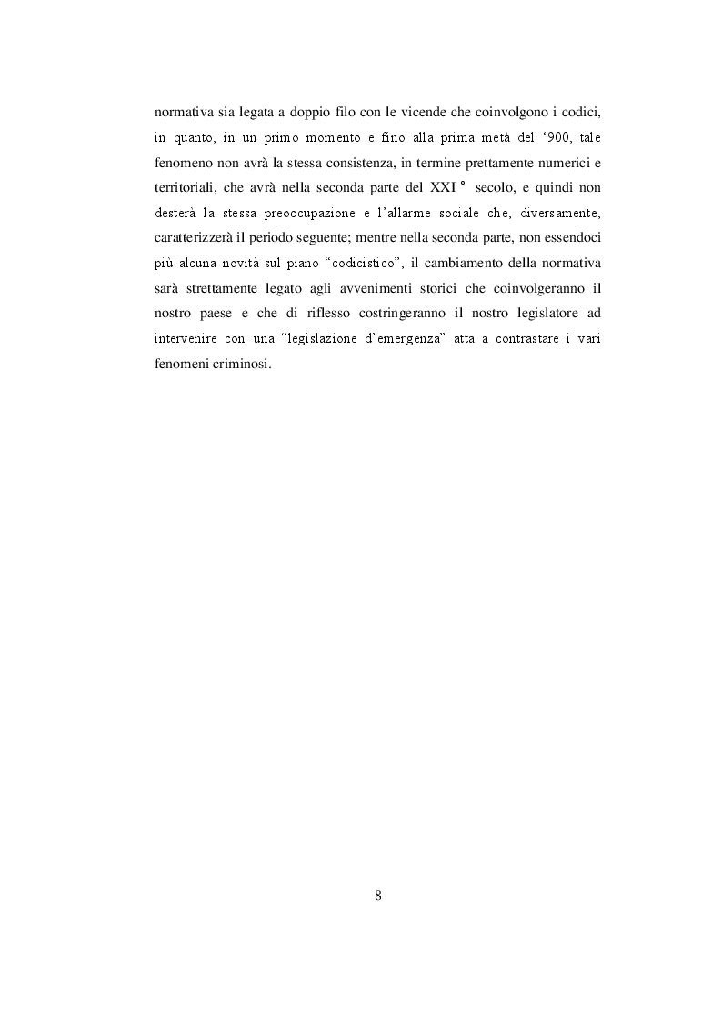 Anteprima della tesi: Genesi ed evoluzione del sequestro di persona tra ‘800 e ‘900, Pagina 3