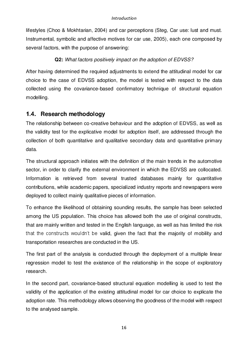Estratto dalla tesi: The subscription model in the automotive industry: a tool for co-creators identification