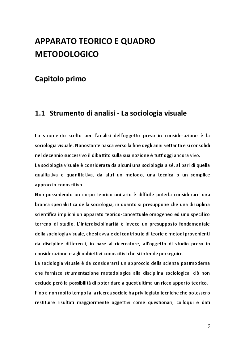 Anteprima della tesi: L'evoluzione della rappresentazione di genere: il caso Calendario Pirelli. Un approccio di sociologia visuale., Pagina 7