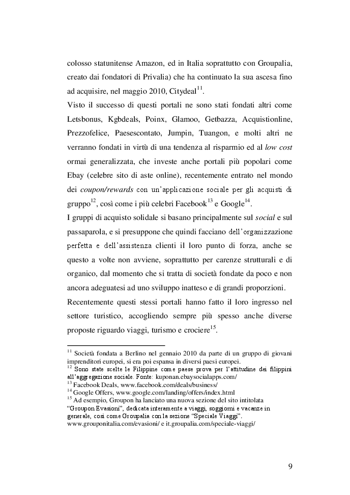 Estratto dalla tesi: La partecipazione del consumatore ed il coinvolgimento delle strutture ricettive nell’era del sistema delle recensioni online: il caso Tripadvisor