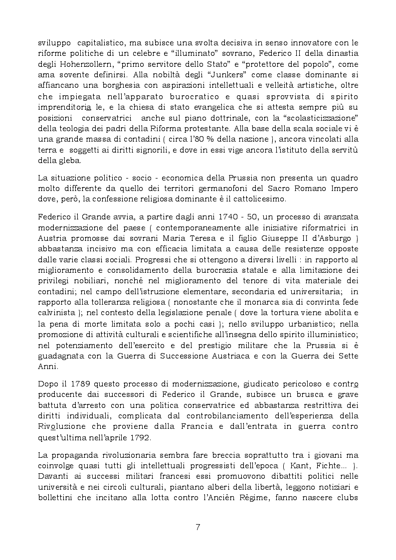 Anteprima della tesi: Moralità e religione nei cosiddetti "Scritti teologici giovanili" di Hegel, Pagina 7
